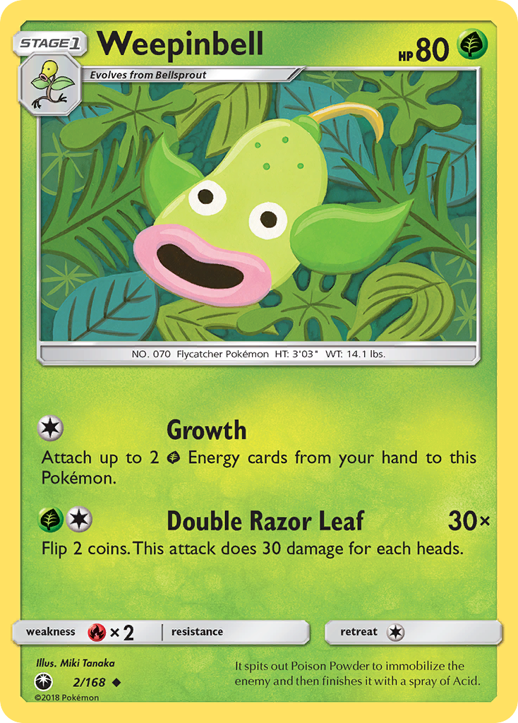 Weepinbell (2/168) [Sun & Moon: Celestial Storm] | Pegasus Games WI