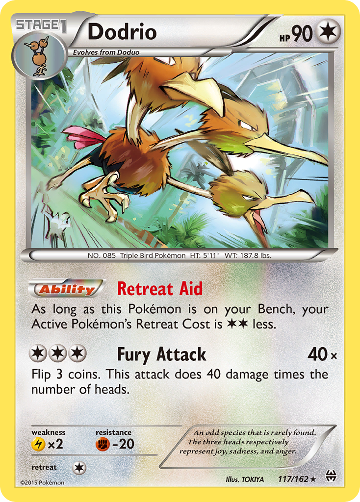 Dodrio (117/162) [XY: BREAKthrough] | Pegasus Games WI