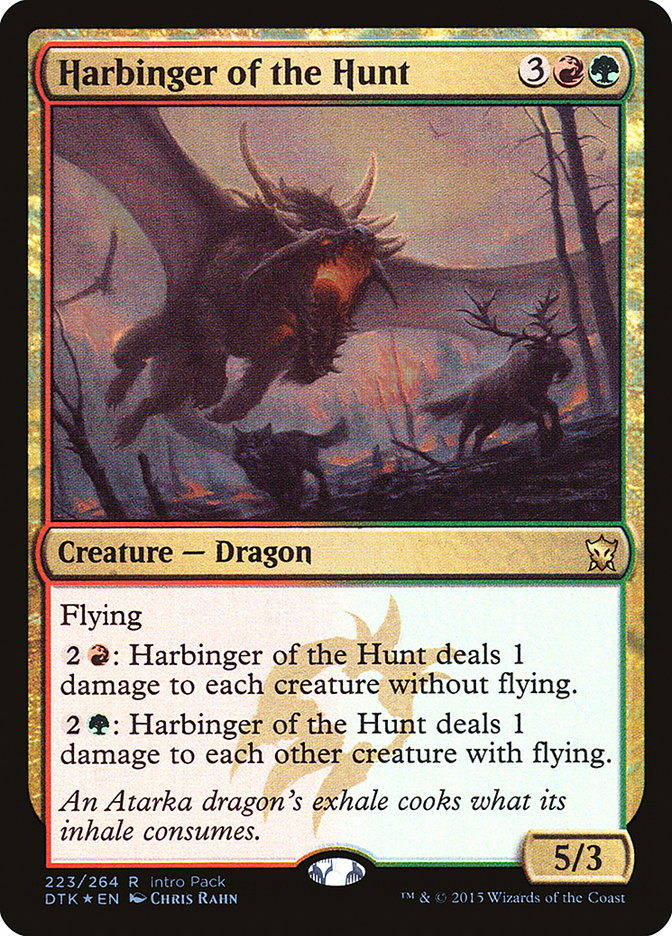 Harbinger of the Hunt (Intro Pack) [Dragons of Tarkir Promos] | Pegasus Games WI