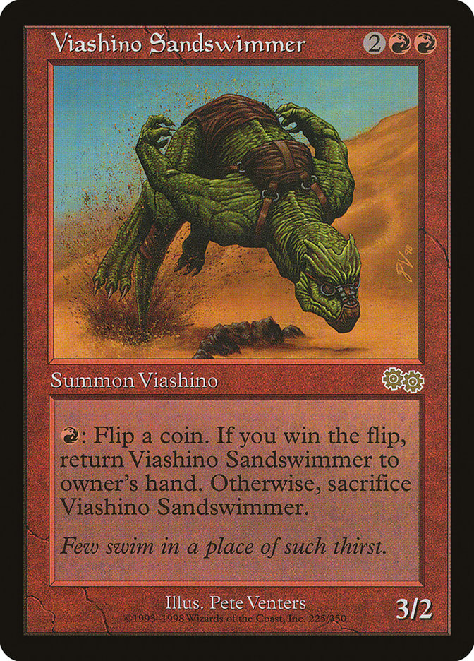 Viashino Sandswimmer [Urza's Saga] | Pegasus Games WI