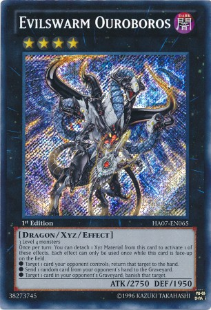 Evilswarm Ouroboros [HA07-EN065] Secret Rare | Pegasus Games WI