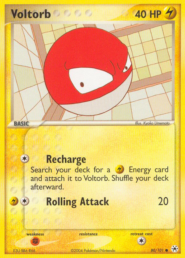 Voltorb (80/101) [EX: Hidden Legends] | Pegasus Games WI