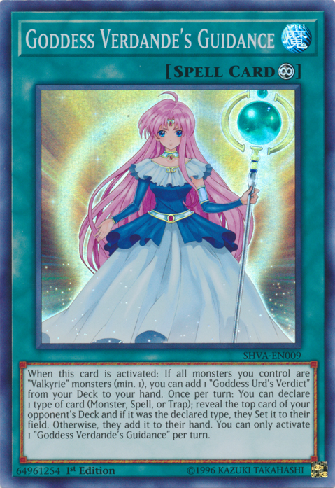 Goddess Verdande's Guidance [SHVA-EN009] Super Rare | Pegasus Games WI