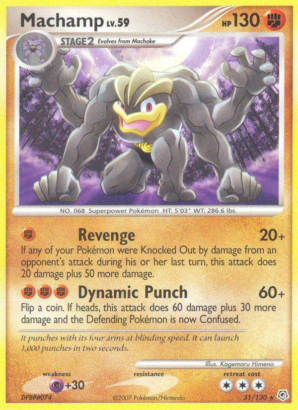 Machamp (31/130) [Diamond & Pearl: Base Set] | Pegasus Games WI