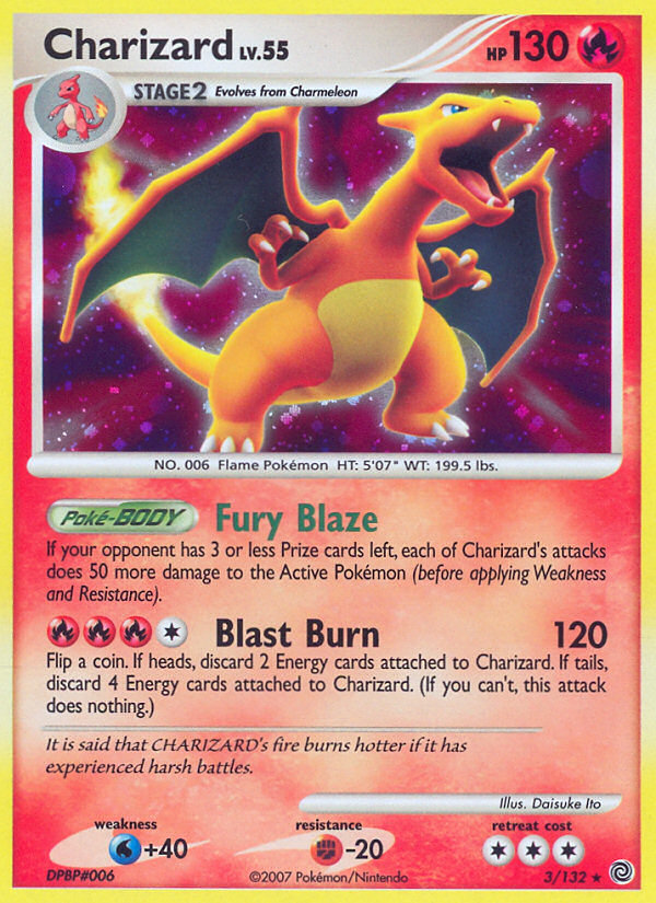 Charizard (3/132) [Diamond & Pearl: Secret Wonders] | Pegasus Games WI