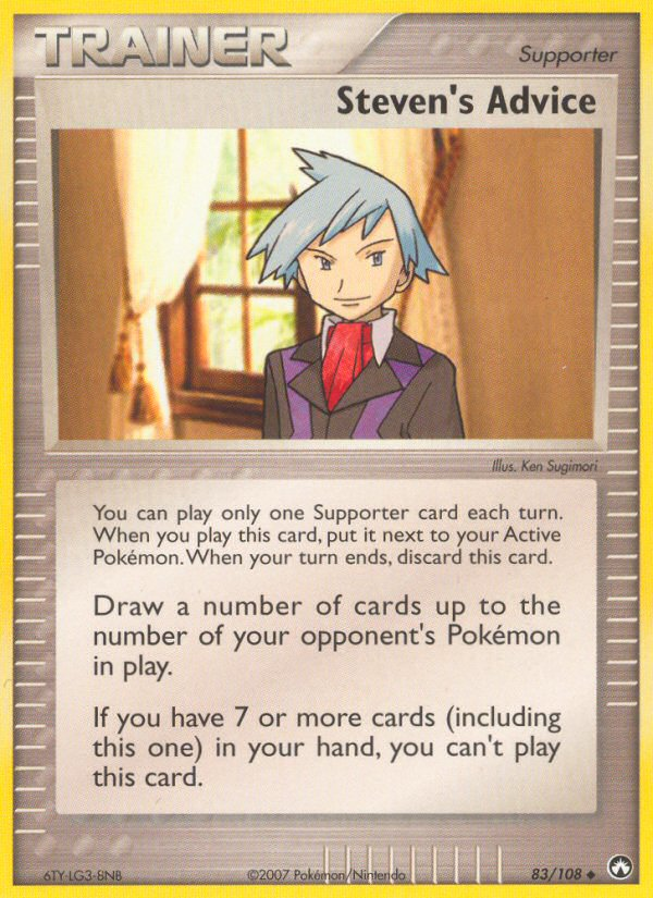 Steven's Advice (83/108) [EX: Power Keepers] | Pegasus Games WI