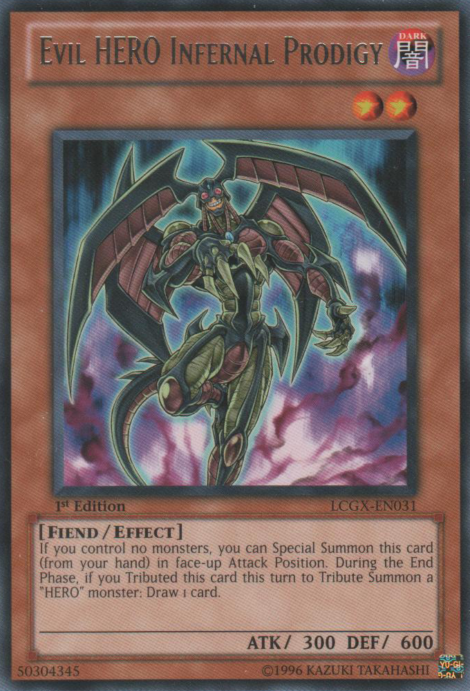 Evil HERO Infernal Prodigy [LCGX-EN031] Rare | Pegasus Games WI