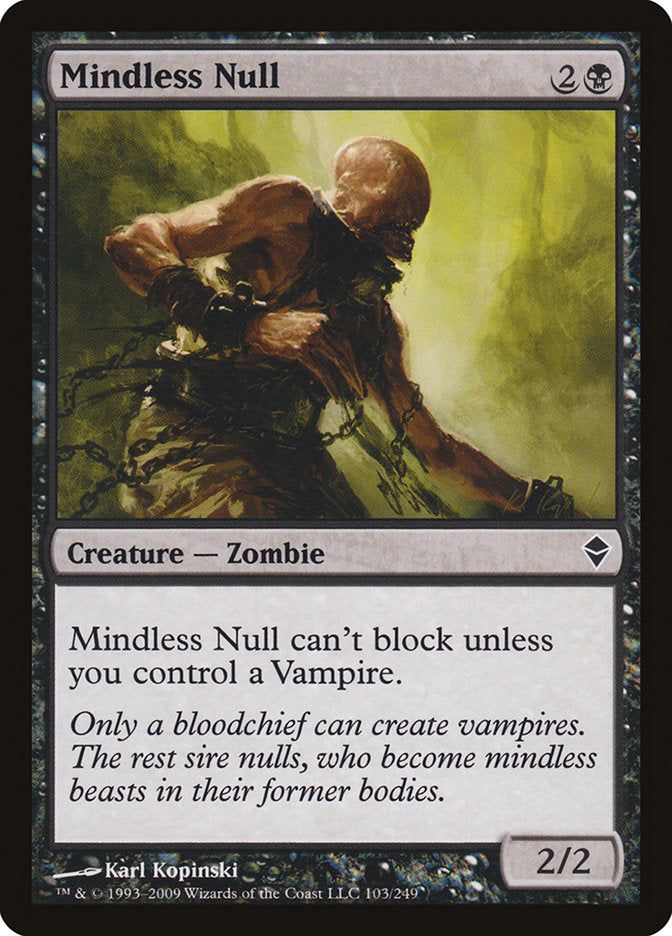 Mindless Null [Zendikar] | Pegasus Games WI