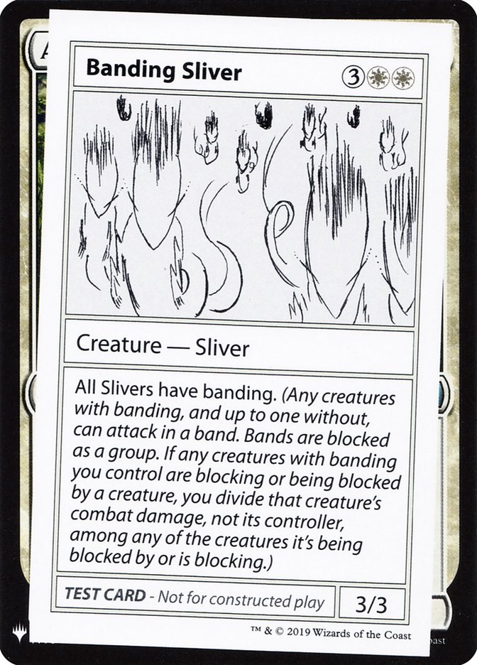 Banding Sliver [Mystery Booster Playtest Cards] | Pegasus Games WI