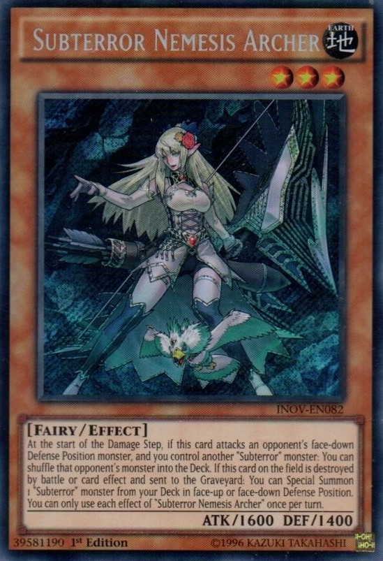 Subterror Nemesis Archer [INOV-EN082] Secret Rare | Pegasus Games WI