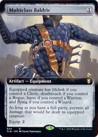 Multiclass Baldric (Extended Art) [Commander Legends: Battle for Baldur's Gate] | Pegasus Games WI