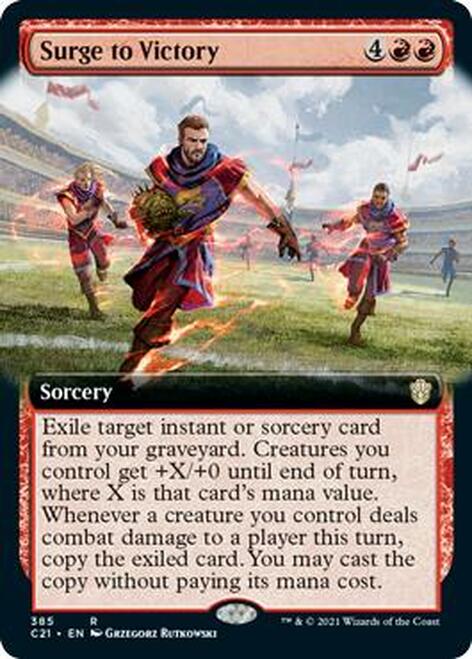 Surge to Victory (Extended Art) [Commander 2021] | Pegasus Games WI