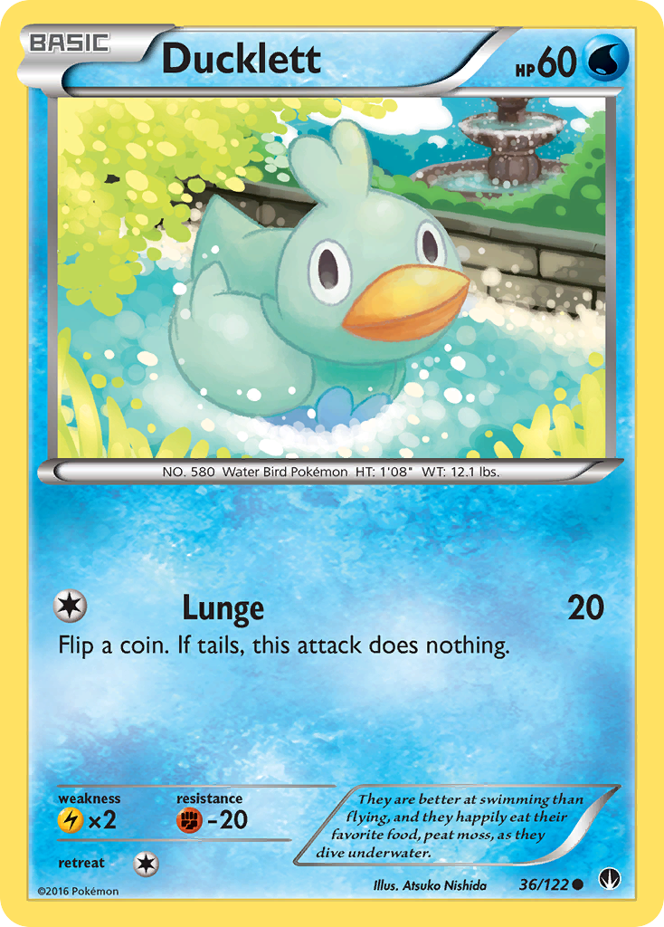 Ducklett (36/122) [XY: BREAKpoint] | Pegasus Games WI