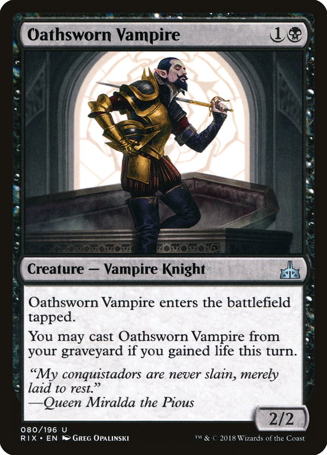 Oathsworn Vampire [Rivals of Ixalan] | Pegasus Games WI