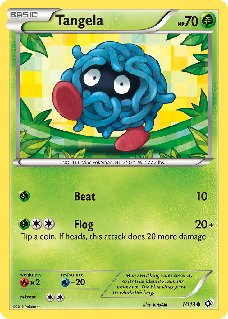 Tangela (1/113) [Black & White: Legendary Treasures] | Pegasus Games WI