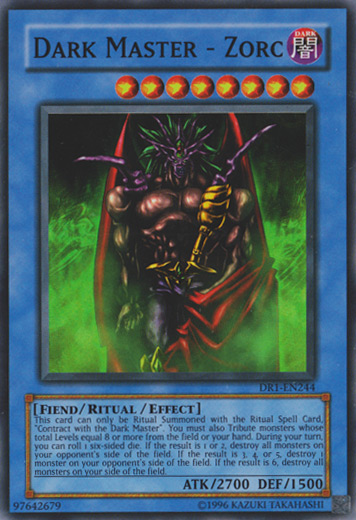 Dark Master - Zorc [DR1-EN244] Super Rare | Pegasus Games WI