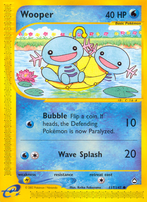 Wooper (117/147) [Aquapolis] | Pegasus Games WI