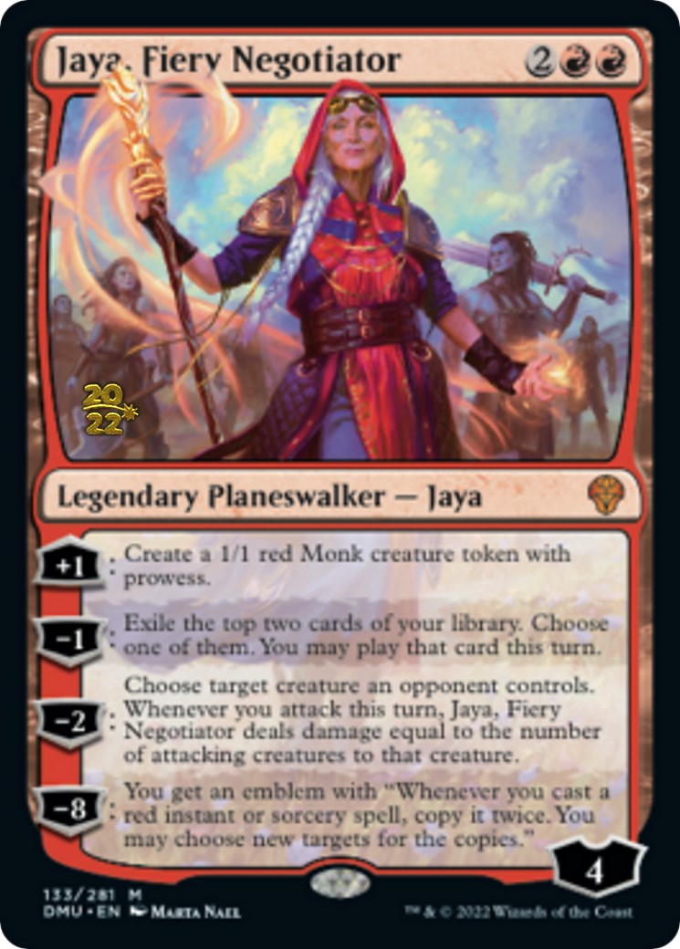 Jaya, Fiery Negotiator [Dominaria United Prerelease Promos] | Pegasus Games WI