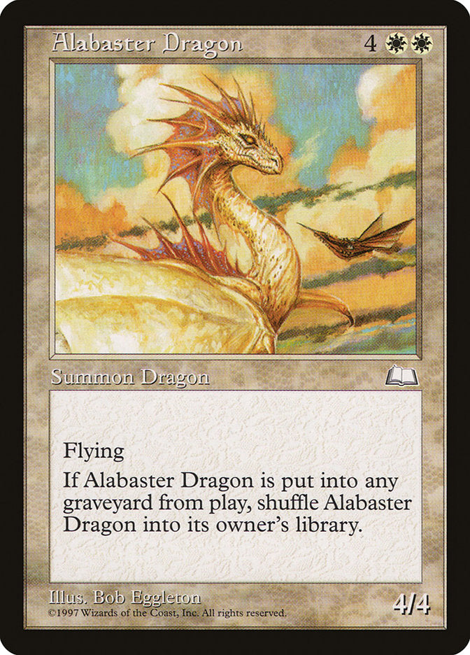 Alabaster Dragon [Weatherlight] | Pegasus Games WI