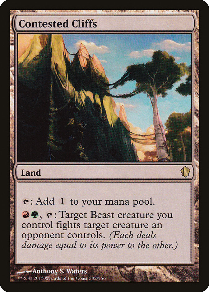 Contested Cliffs [Commander 2013] | Pegasus Games WI