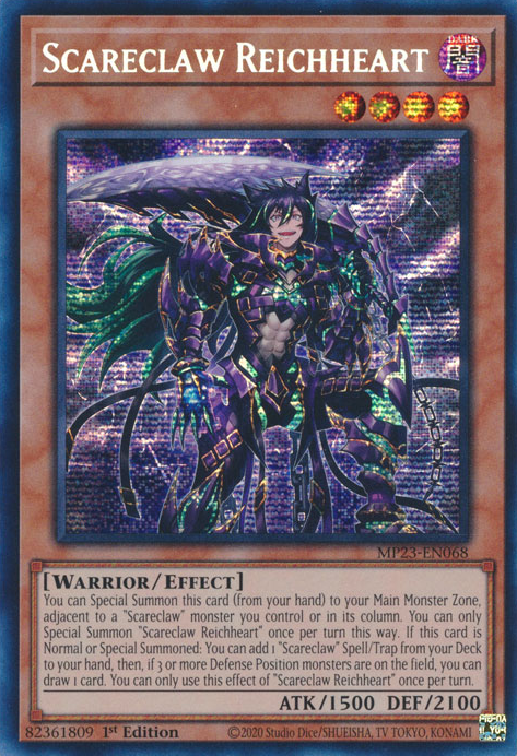 Scareclaw Reichheart [MP23-EN068] Prismatic Secret Rare | Pegasus Games WI