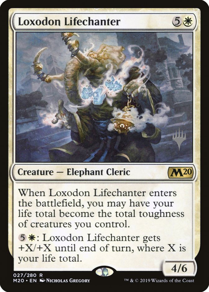 Loxodon Lifechanter (Promo Pack) [Core Set 2020 Promos] | Pegasus Games WI