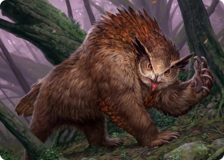 Owlbear Art Card [Dungeons & Dragons: Adventures in the Forgotten Realms Art Series] | Pegasus Games WI