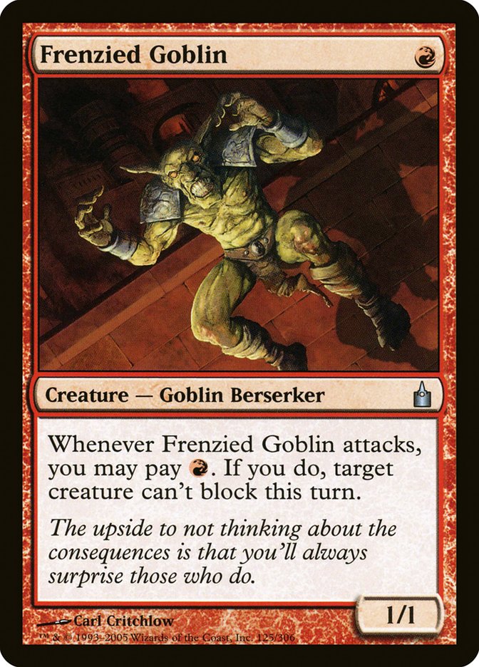 Frenzied Goblin [Ravnica: City of Guilds] | Pegasus Games WI