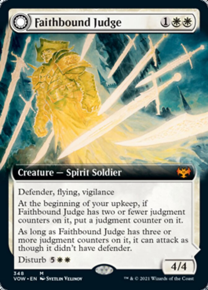 Faithbound Judge // Sinner's Judgment (Extended Art) [Innistrad: Crimson Vow] | Pegasus Games WI