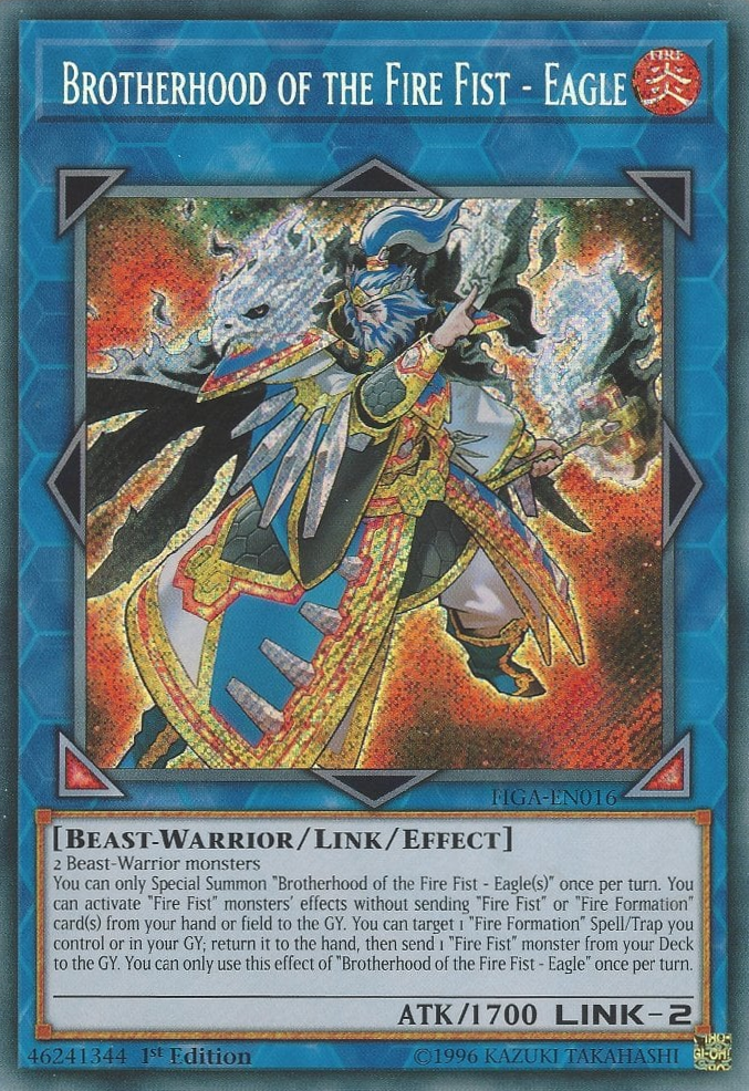 Brotherhood of the Fire Fist - Eagle [FIGA-EN016] Secret Rare | Pegasus Games WI