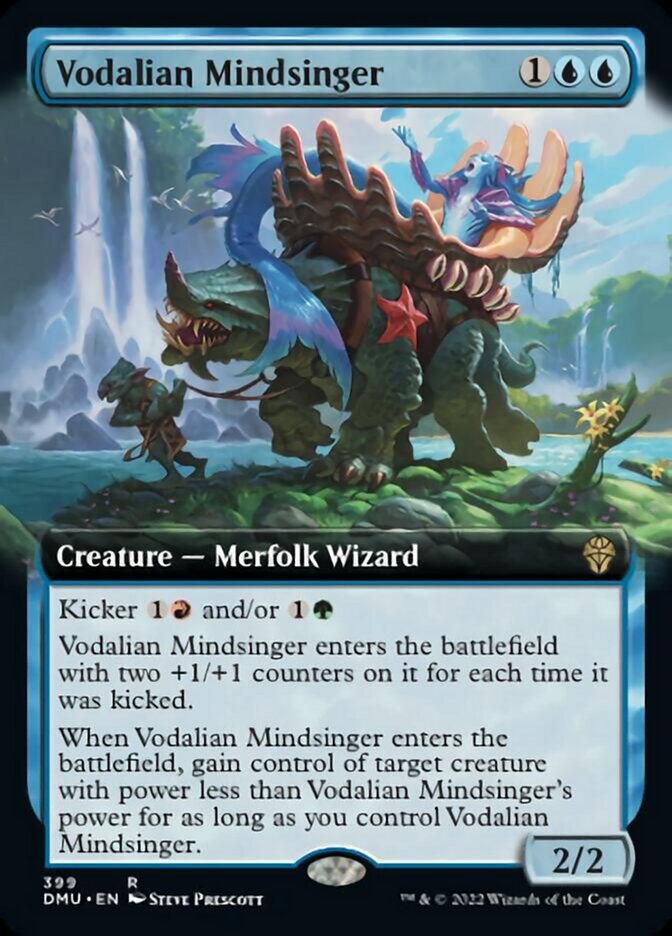 Vodalian Mindsinger (Extended Art) [Dominaria United] | Pegasus Games WI