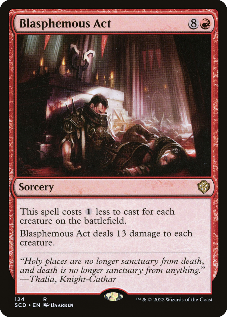 Blasphemous Act [Starter Commander Decks] | Pegasus Games WI