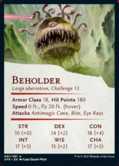 Beholder Art Card [Dungeons & Dragons: Adventures in the Forgotten Realms Art Series] | Pegasus Games WI