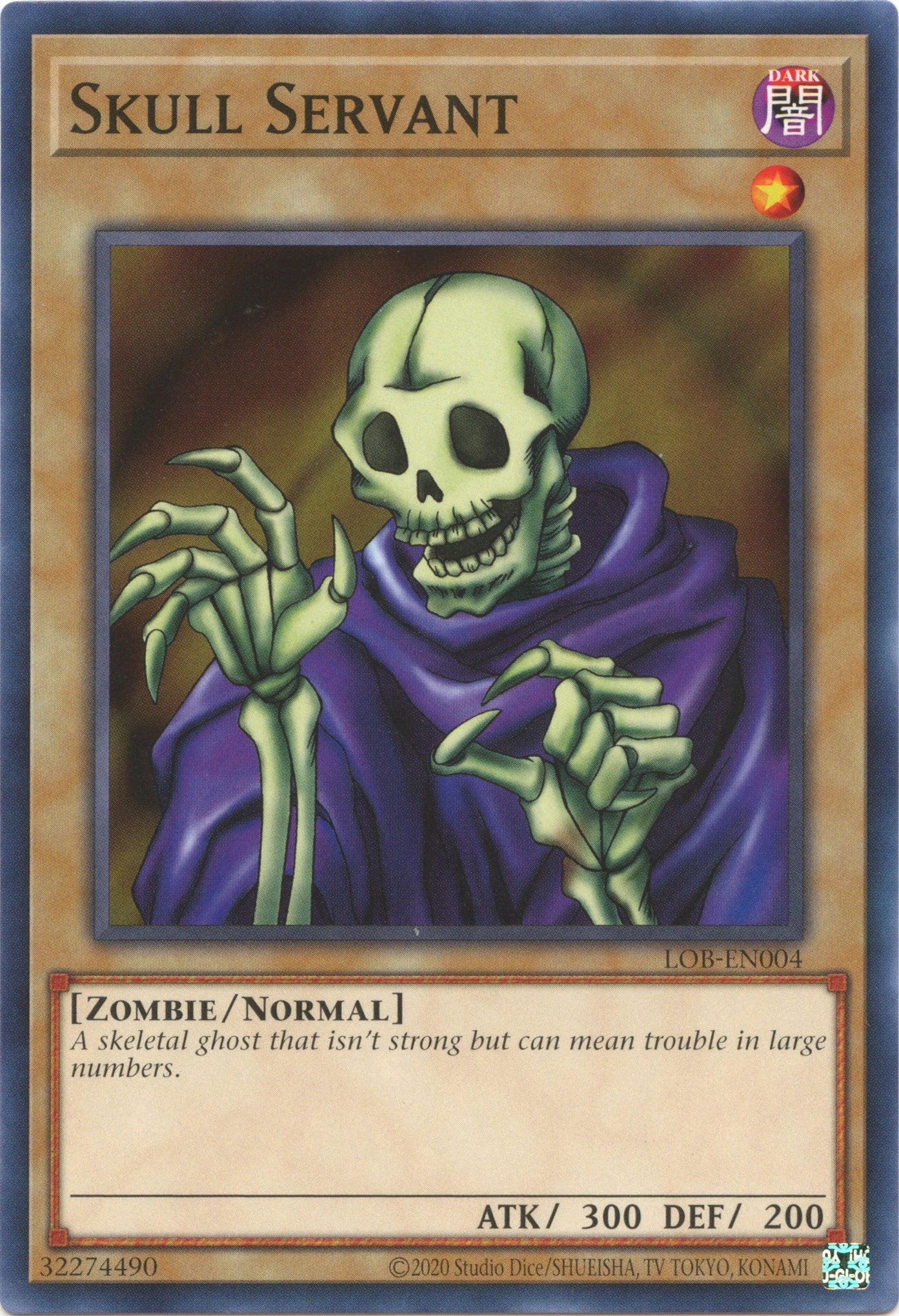 Skull Servant (25th Anniversary) [LOB-EN004] Common | Pegasus Games WI