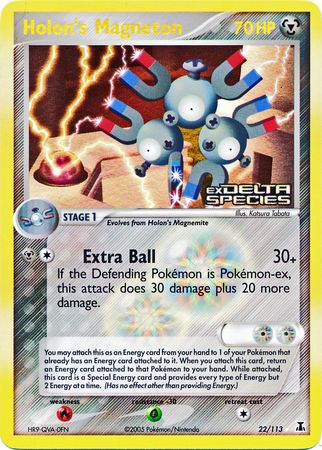 Holon's Magneton (22/113) (Stamped) [EX: Delta Species] | Pegasus Games WI