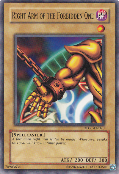 Right Arm of the Forbidden One [DLG1-EN020] Common | Pegasus Games WI