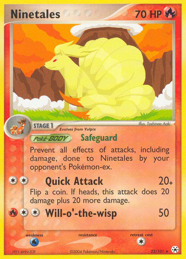 Ninetales (22/101) [EX: Hidden Legends] | Pegasus Games WI