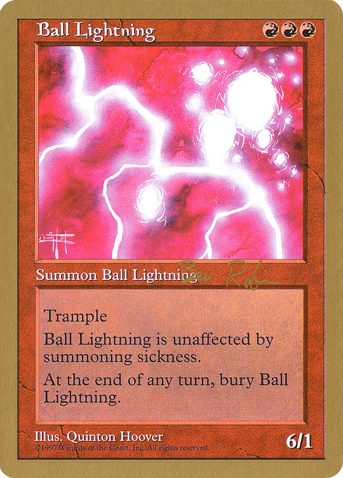 Ball Lightning (Ben Rubin) [World Championship Decks 1998] | Pegasus Games WI