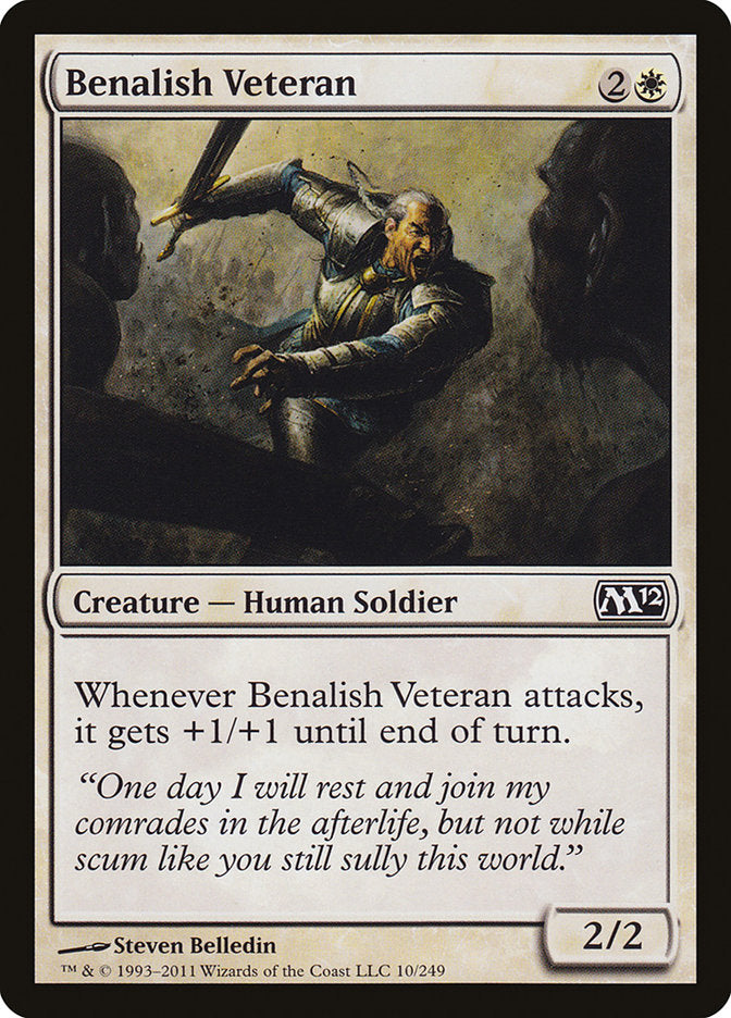 Benalish Veteran [Magic 2012] | Pegasus Games WI