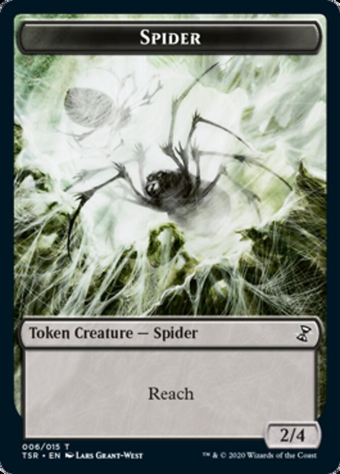 Spider Token [Time Spiral Remastered Tokens] | Pegasus Games WI