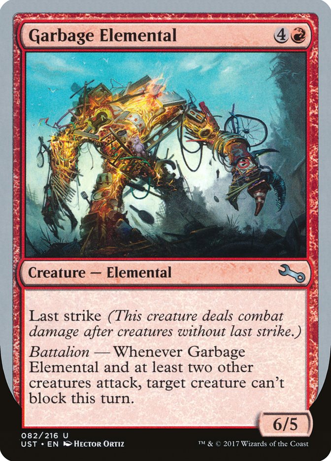 Garbage Elemental (6/5 Creature) [Unstable] | Pegasus Games WI