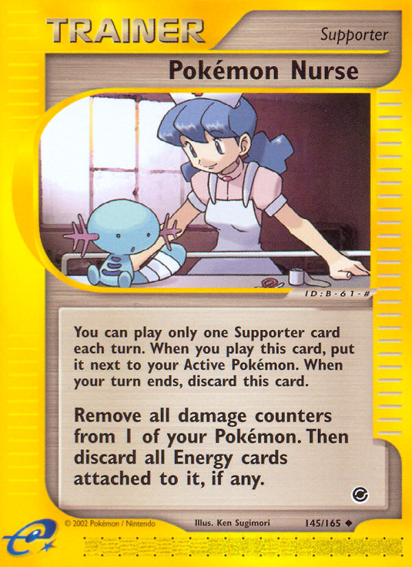 Pokemon Nurse (145/165) [Expedition: Base Set] | Pegasus Games WI