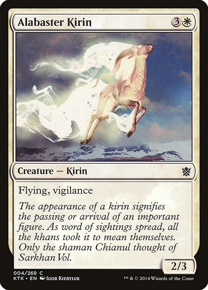 Alabaster Kirin [Khans of Tarkir] | Pegasus Games WI