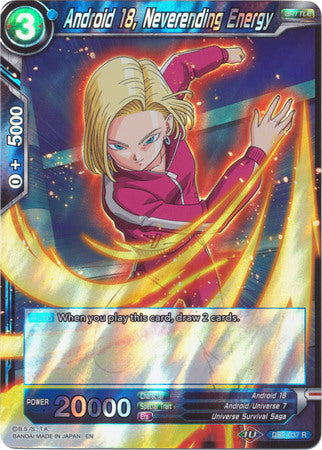 Android 18, Neverending Energy [DB2-037] | Pegasus Games WI