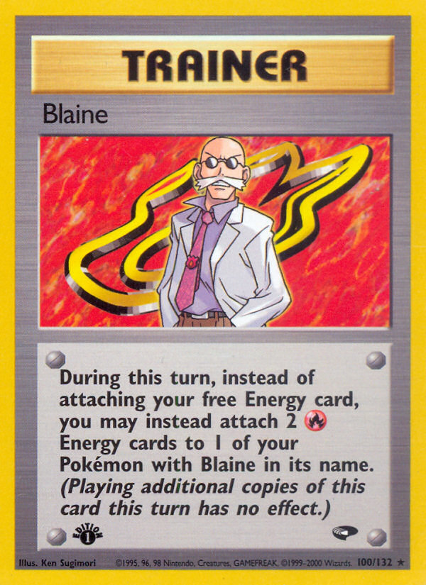 Blaine (100/132) [Gym Challenge 1st Edition] | Pegasus Games WI