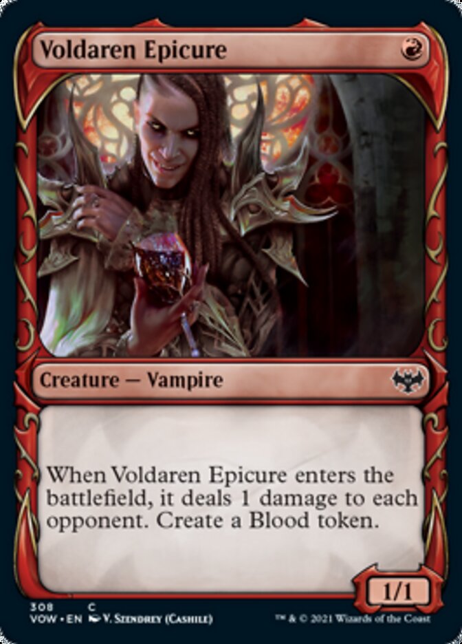 Voldaren Epicure (Showcase Fang Frame) [Innistrad: Crimson Vow] | Pegasus Games WI