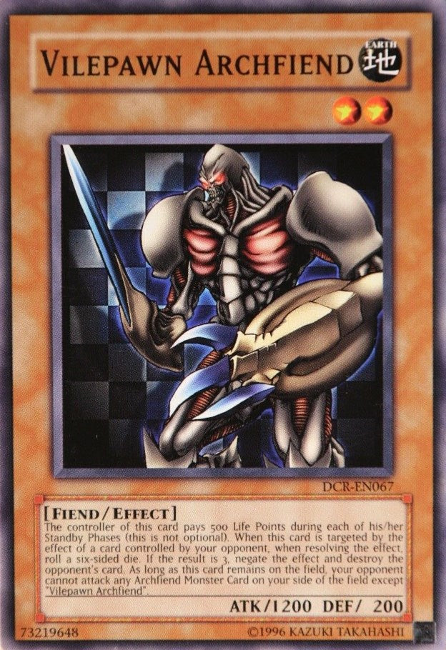 Vilepawn Archfiend [DCR-EN067] Common | Pegasus Games WI