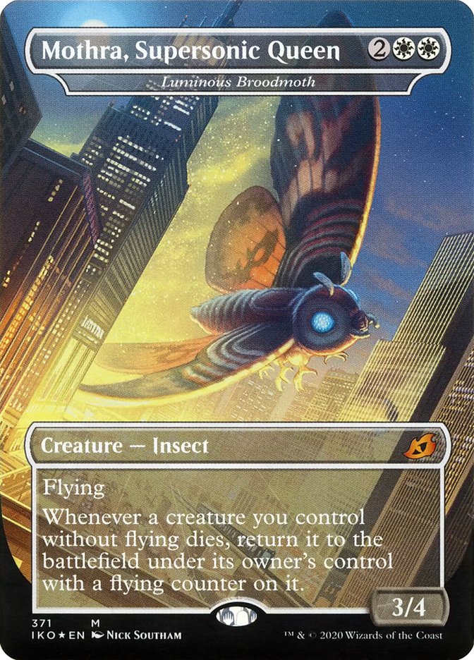 Luminous Broodmoth - Mothra, Supersonic Queen (Godzilla Series) [Ikoria: Lair of Behemoths] | Pegasus Games WI