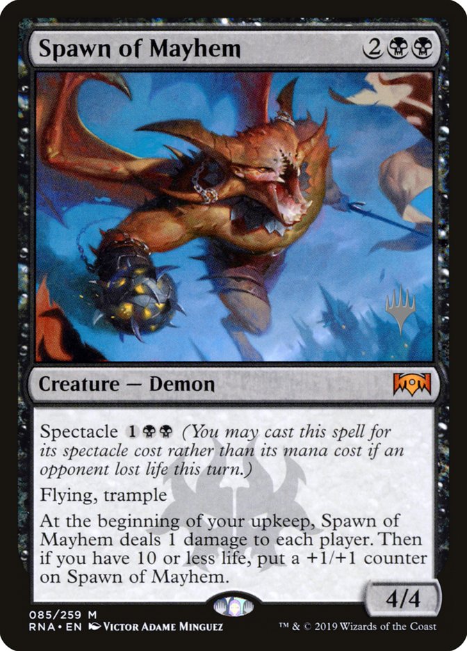 Spawn of Mayhem (Promo Pack) [Ravnica Allegiance Promos] | Pegasus Games WI