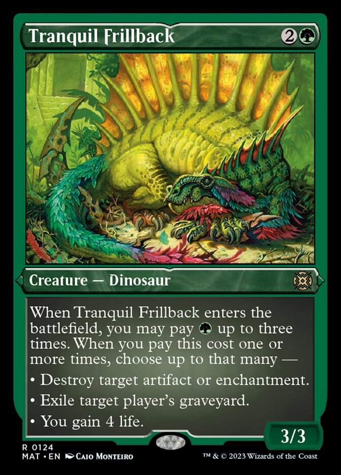 Tranquil Frillback (Foil Etched) [March of the Machine: The Aftermath] | Pegasus Games WI